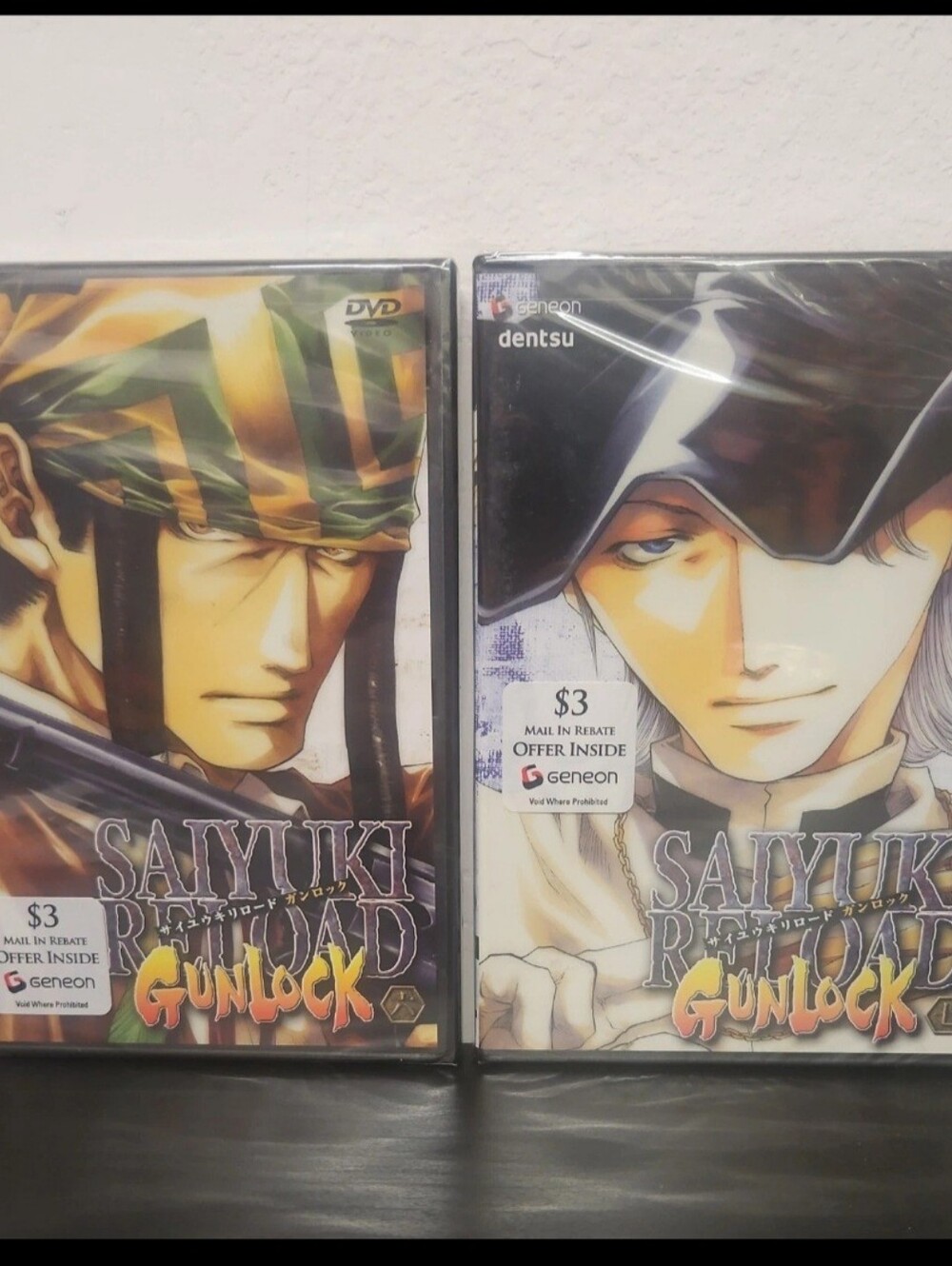 Saiyuki Reload Gunlock DVD - Set (Black, White) - Vol. 6 and 7